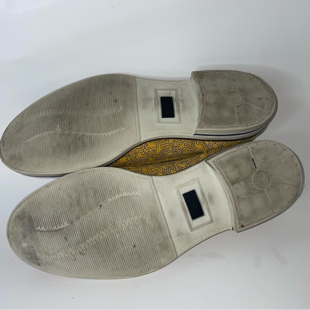 Yellow Patterned Loafers - Picture 9 of 13
